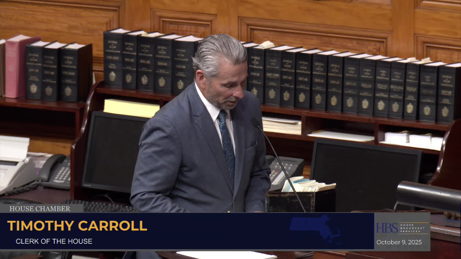 House adopts amendment to Agawam charter bill changing timing language; amendment adopted by voice vote