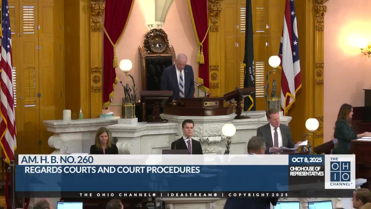 House approves bill to reconcile code with judicial rules after 1968 constitutional amendment