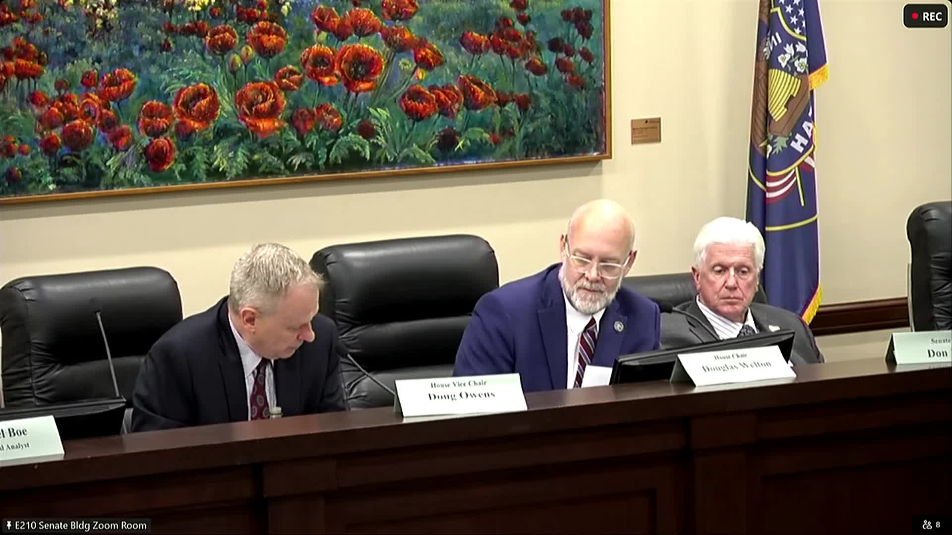 Votes at a glance: committee approves UDOT restructure, DFCM alignment and budget drafting authorities