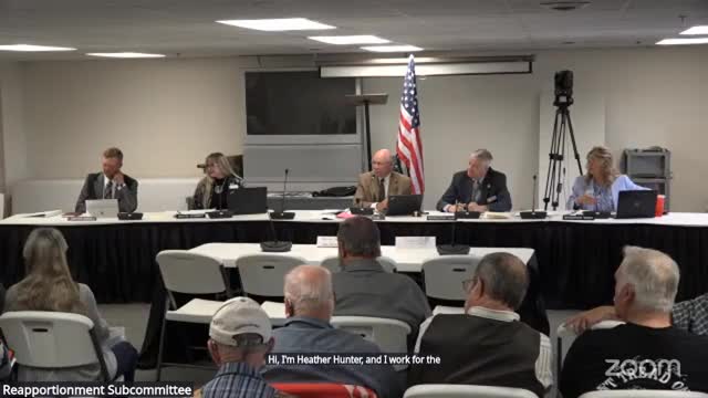 Wyoming interim subcommittee hears proposals to follow state constitution on apportionment; weighted voting and hybrid plans debated