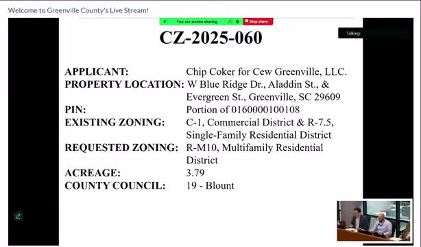 Committee holds West Blue Ridge redevelopment rezoning for further community engagement