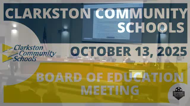 Clarkston board approves personnel, construction and equipment purchases; recognizes three National Merit semifinalists