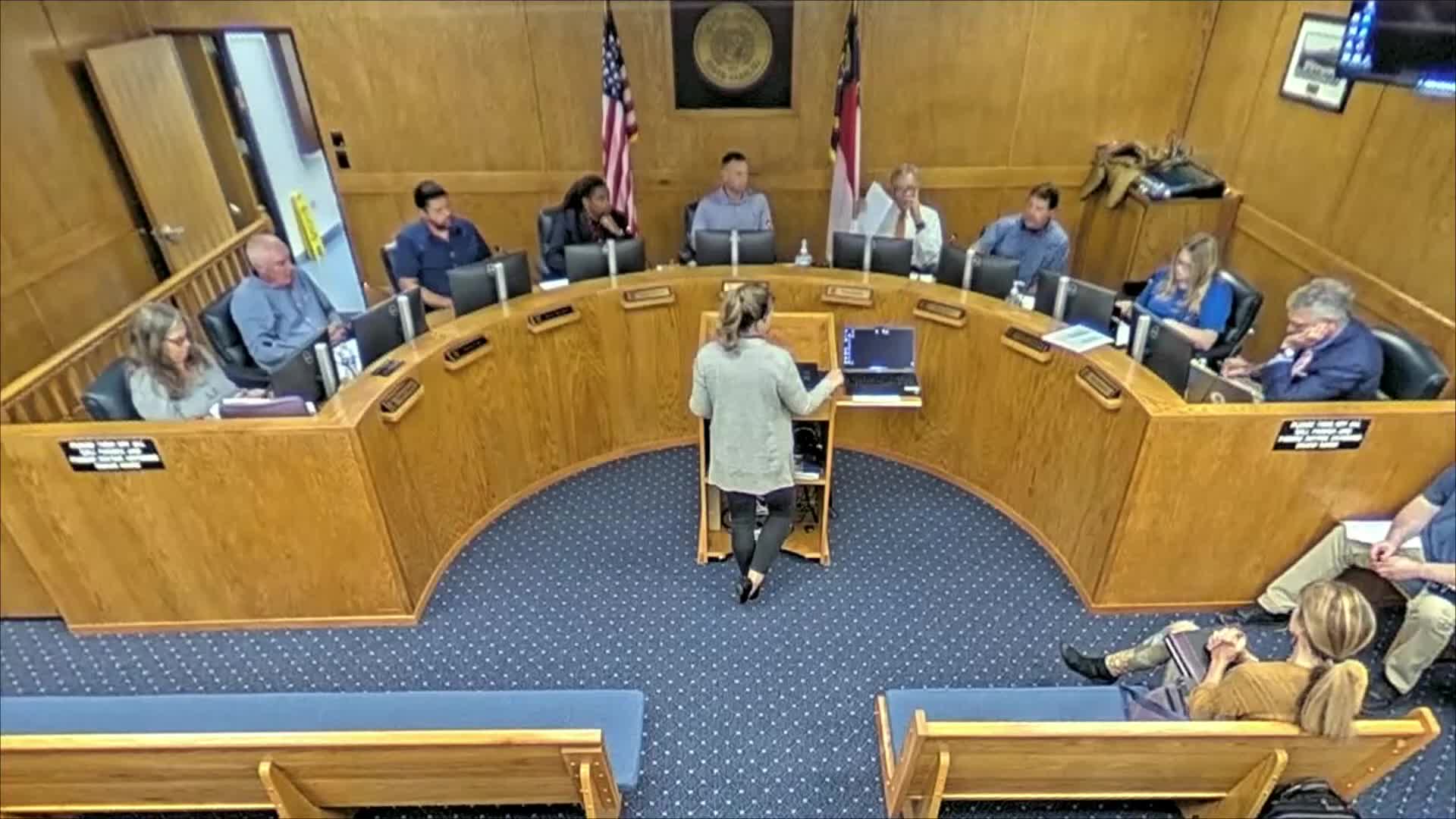 Board approves architectural contract for National Guard Armory renovation; commissioners express concern about reimbursables