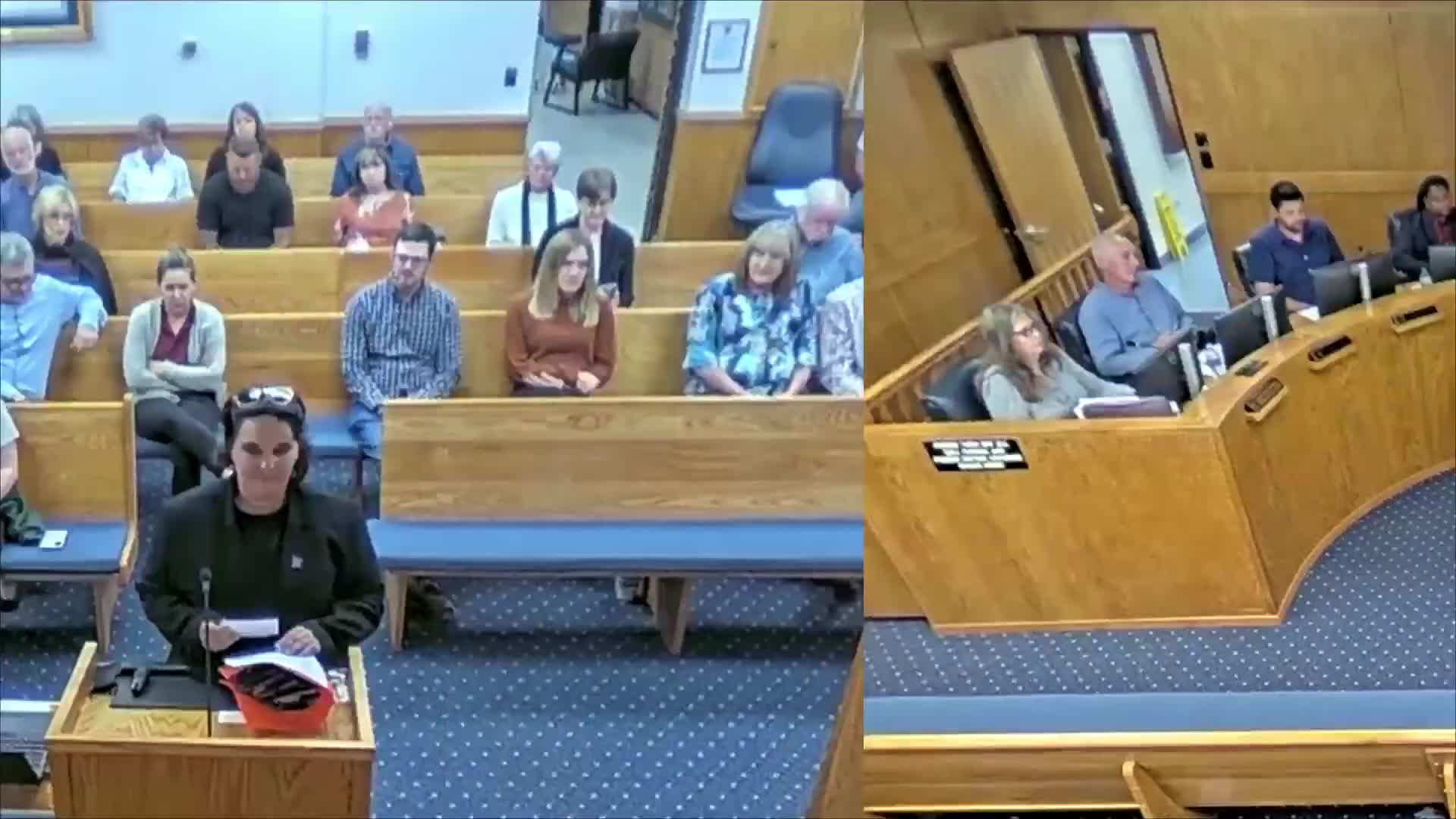 Public commenters urge attention to domestic violence awareness and river water quality