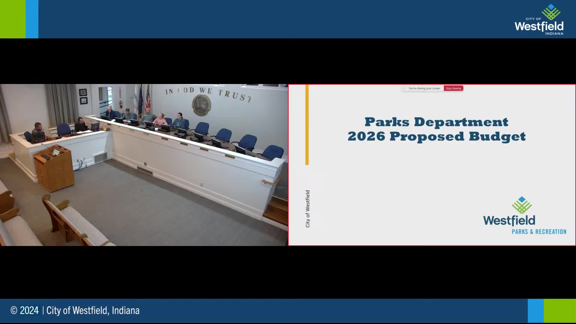 Westfield parks director presents 2026 budget: $3.37 million proposed, program transfers add staff and events