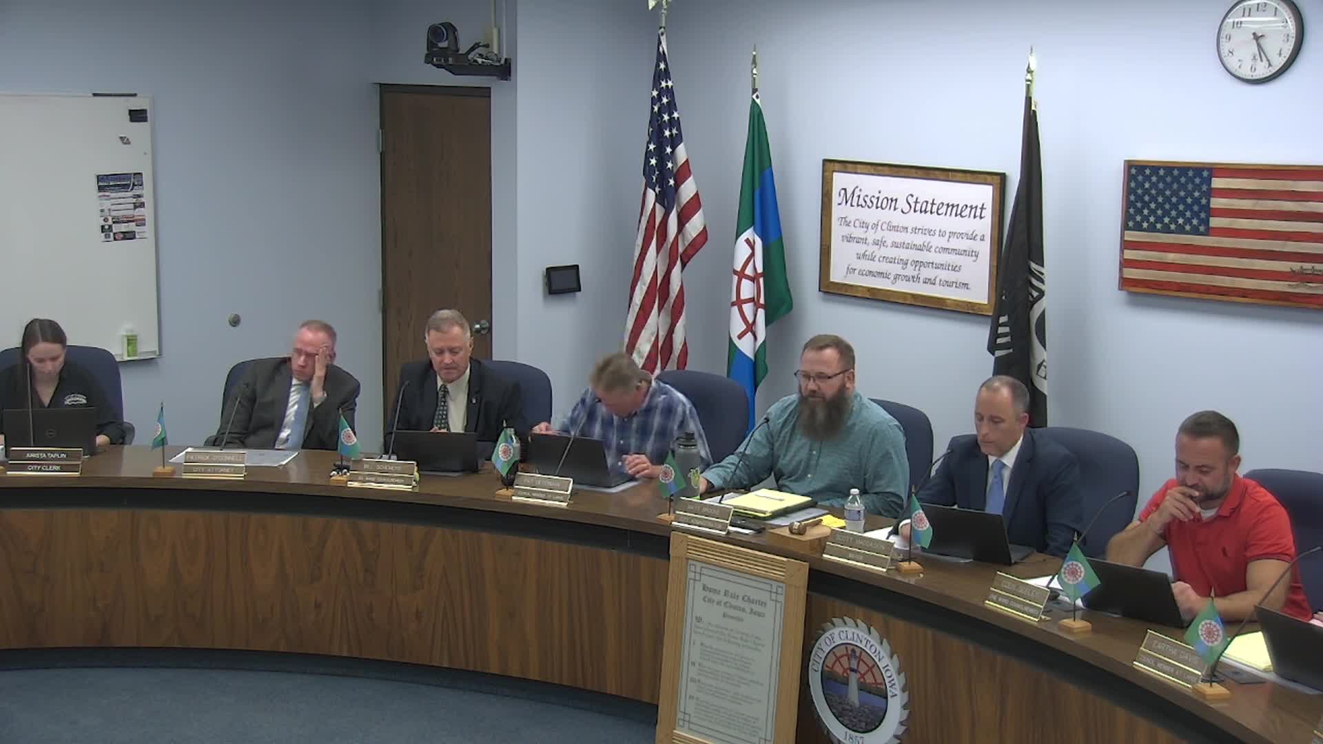 Council approves wastewater agreement for L'Omore collection system with Iowa American Water Company