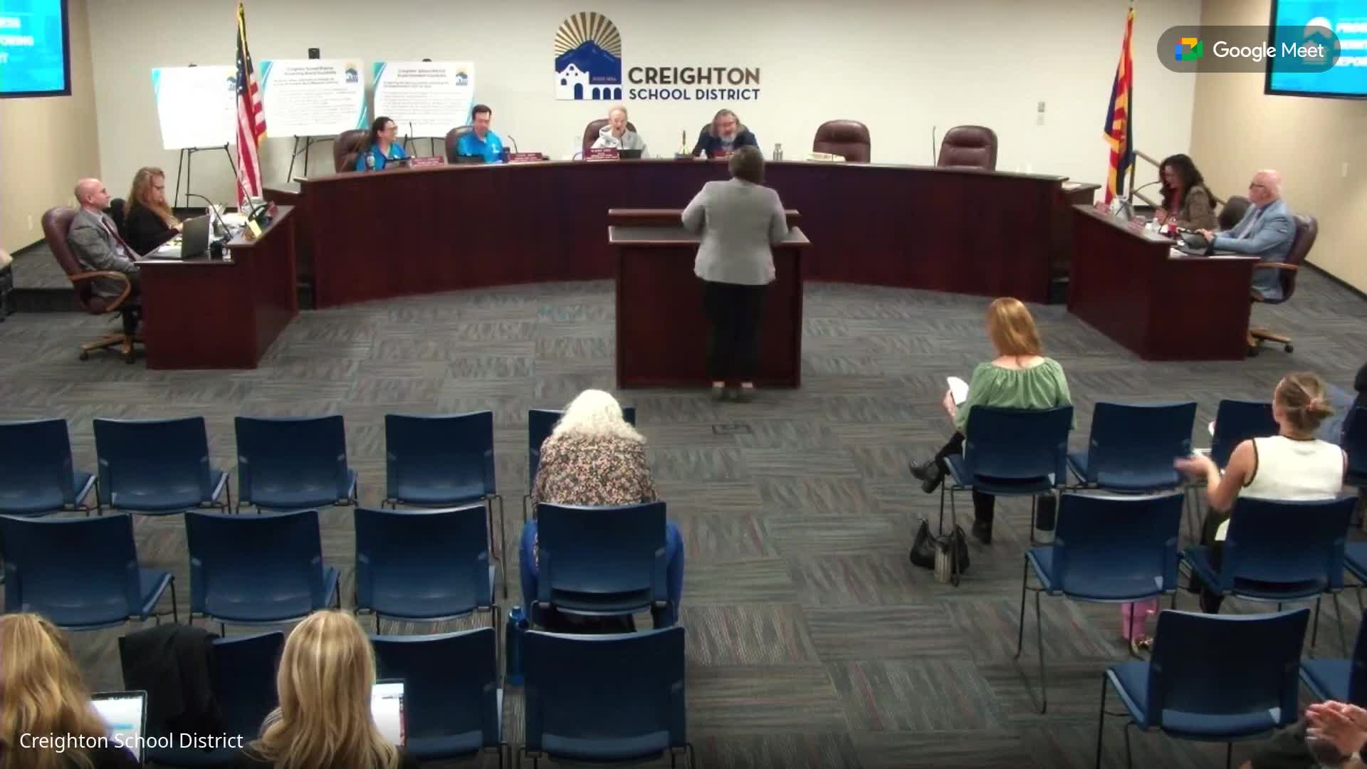Creighton board adopts revised interim measures for English‑learner proficiency goal