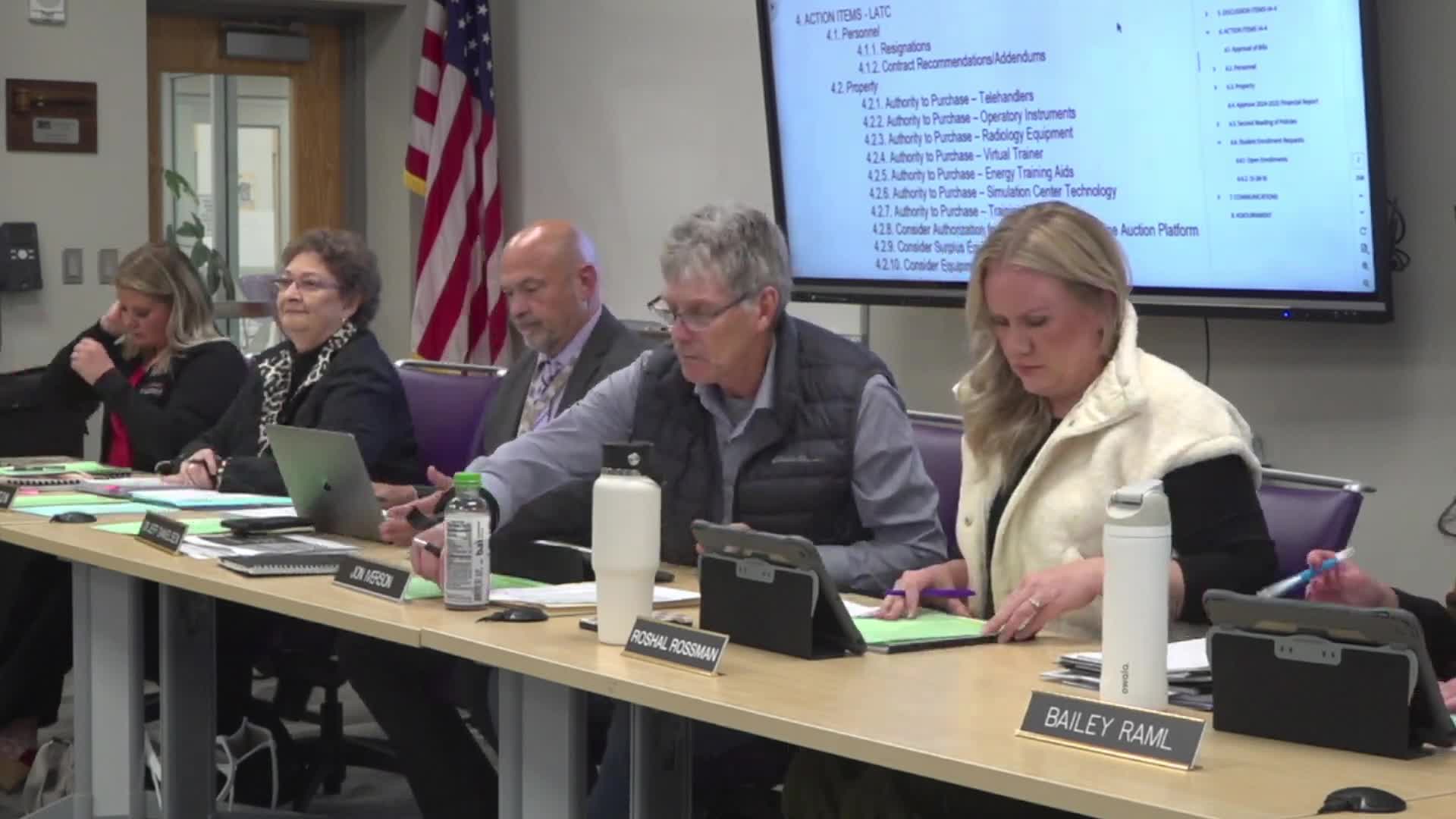 Watertown board approves Lake Area Tech equipment purchases, supplemental budget and a package of routine motions