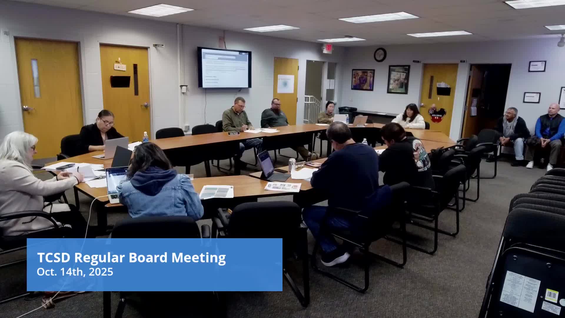 Board reviews consolidated federal application budgets as district monitors Impact Aid staffing furloughs