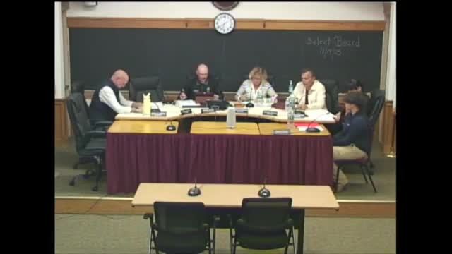 Town administrator reports fire substation progress, new 4-way stops and special town meeting details