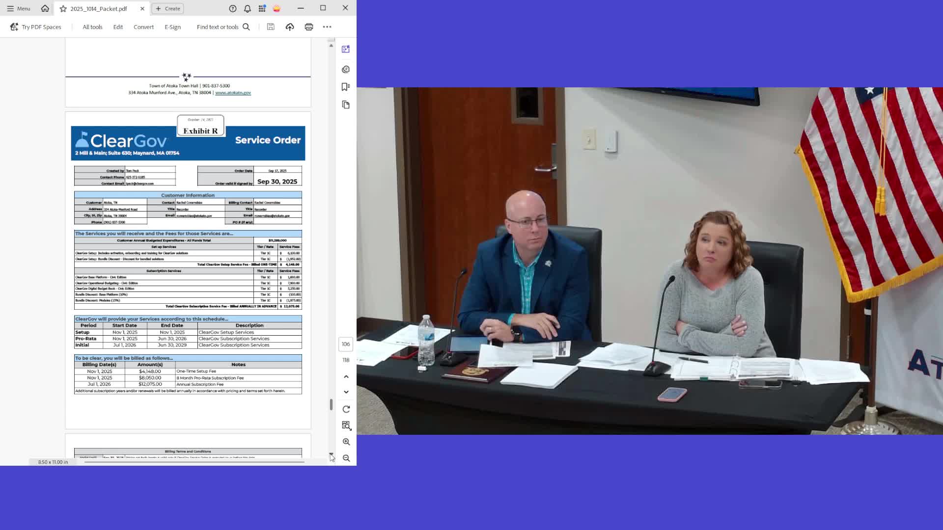 Vendor demonstrates transparency software; officials ask for public‑safety details