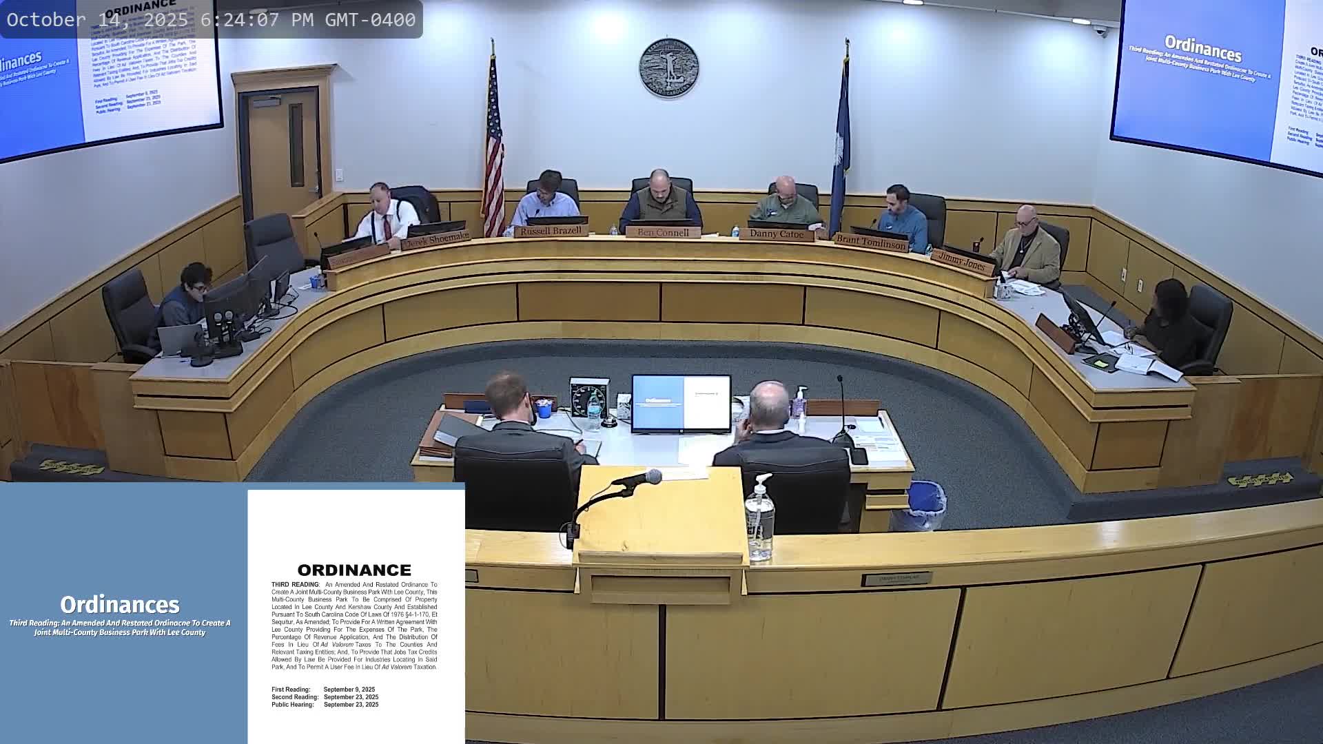 Kershaw County council adopts comprehensive plan on third reading