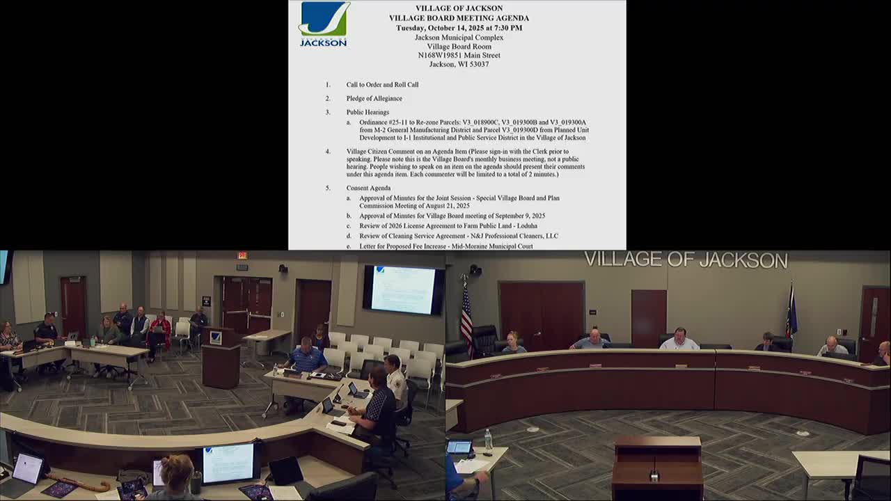 Jackson board approves survey map and rezoning ordinance for West Bend School District parcels