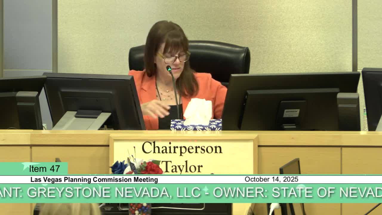 Commission approves general‑plan changes for Grant Sawyer, Cashman redevelopment parcels; Lennar to bring site plans