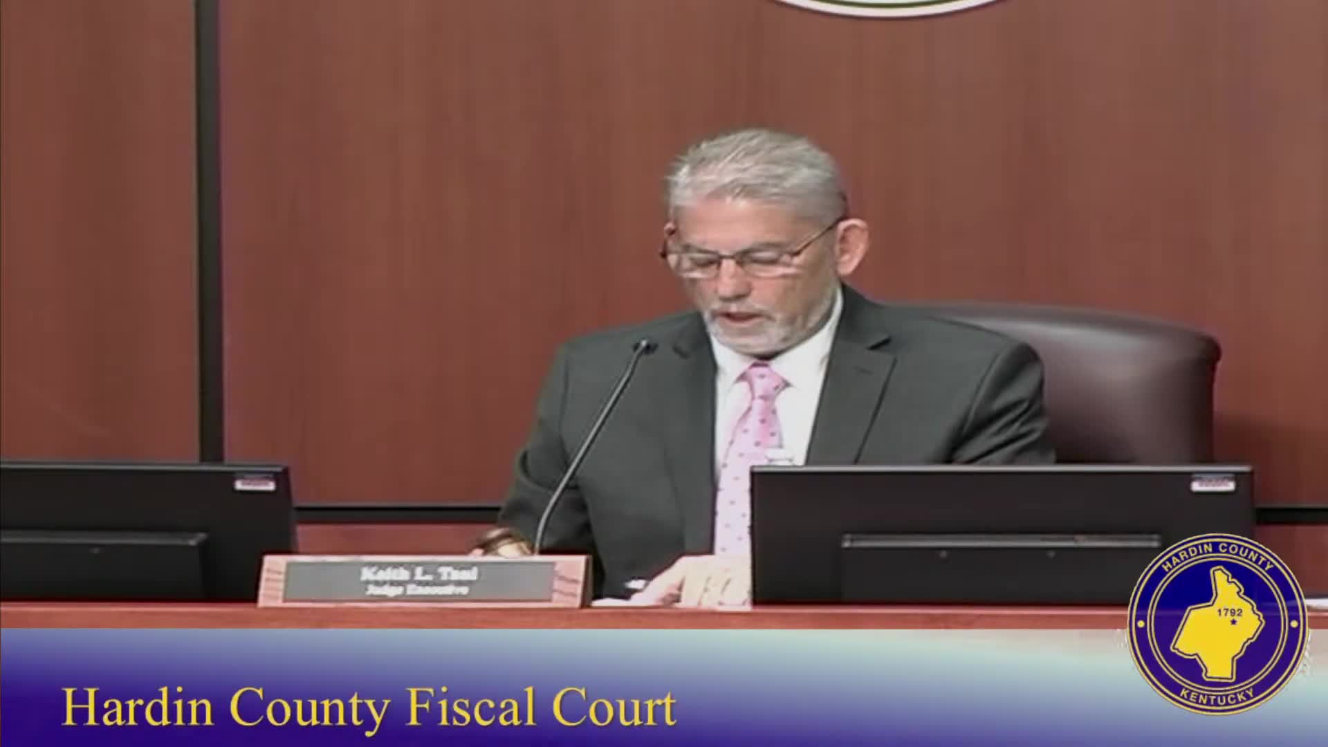 Hardin County fiscal court approves EMS hires, budget changes and FEMA road contracts; tables two contracts for legal review