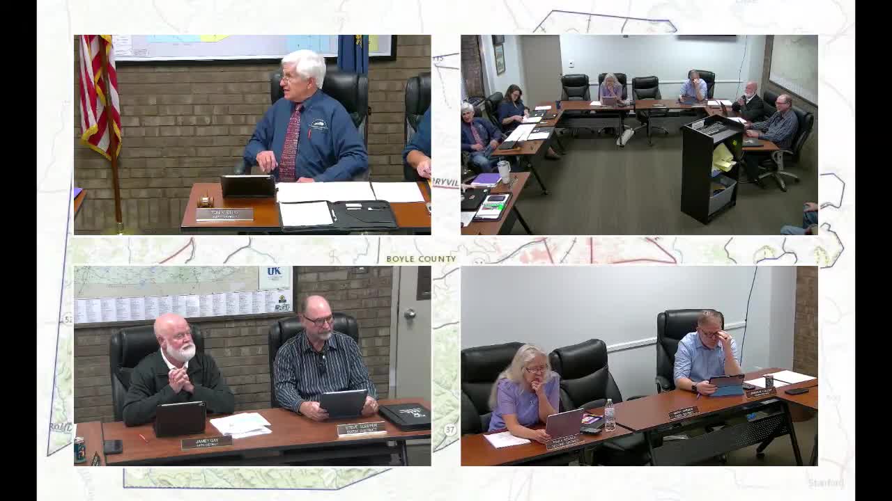 Boyle County fiscal court approves minutes, routine budget and cash transfers and bills; approves appointment to ethics commission