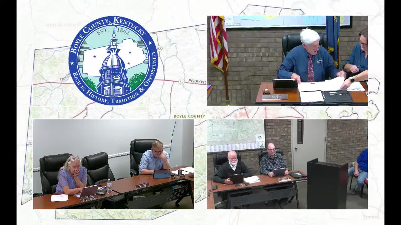 Boyle County fiscal court proclaims October as Extension Homemakers and Breast Cancer Awareness months; approves Mimi White for ethics commission