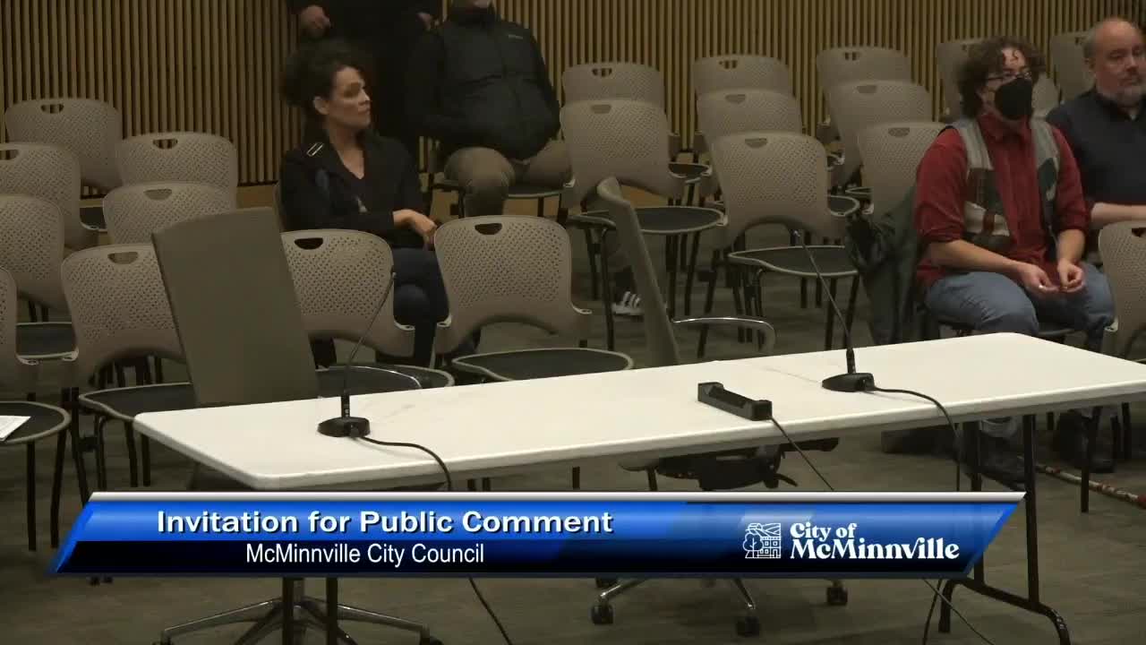 Votes at a glance: McMinnville City Council actions, Oct. 14, 2025