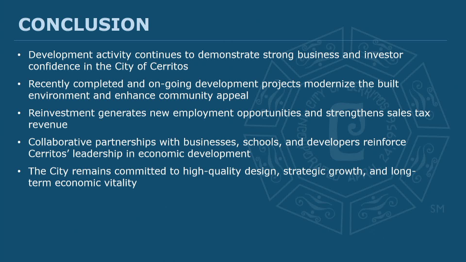 Cerritos highlights economic development web portal, business spotlight and social‑media outreach