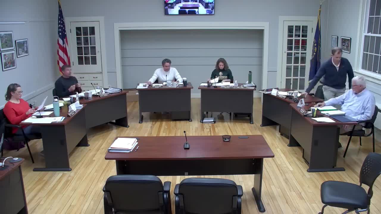 Bow selectmen unanimously back a letter urging funding for Bow–Concord I‑93 improvements, including toll-rate tools to limit resident impact
