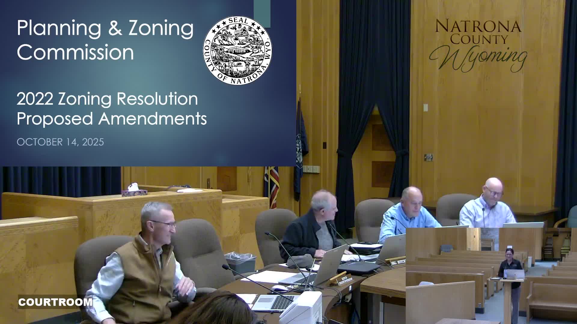 Natrona Planning Commission reviews wide-ranging amendments to 2022 zoning resolution; no vote taken