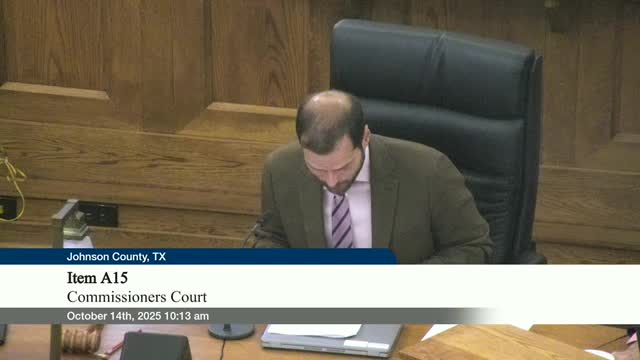 City of Cleburne presents proposed TIRZ expansion to Johnson County; court will review interlocal agreement later