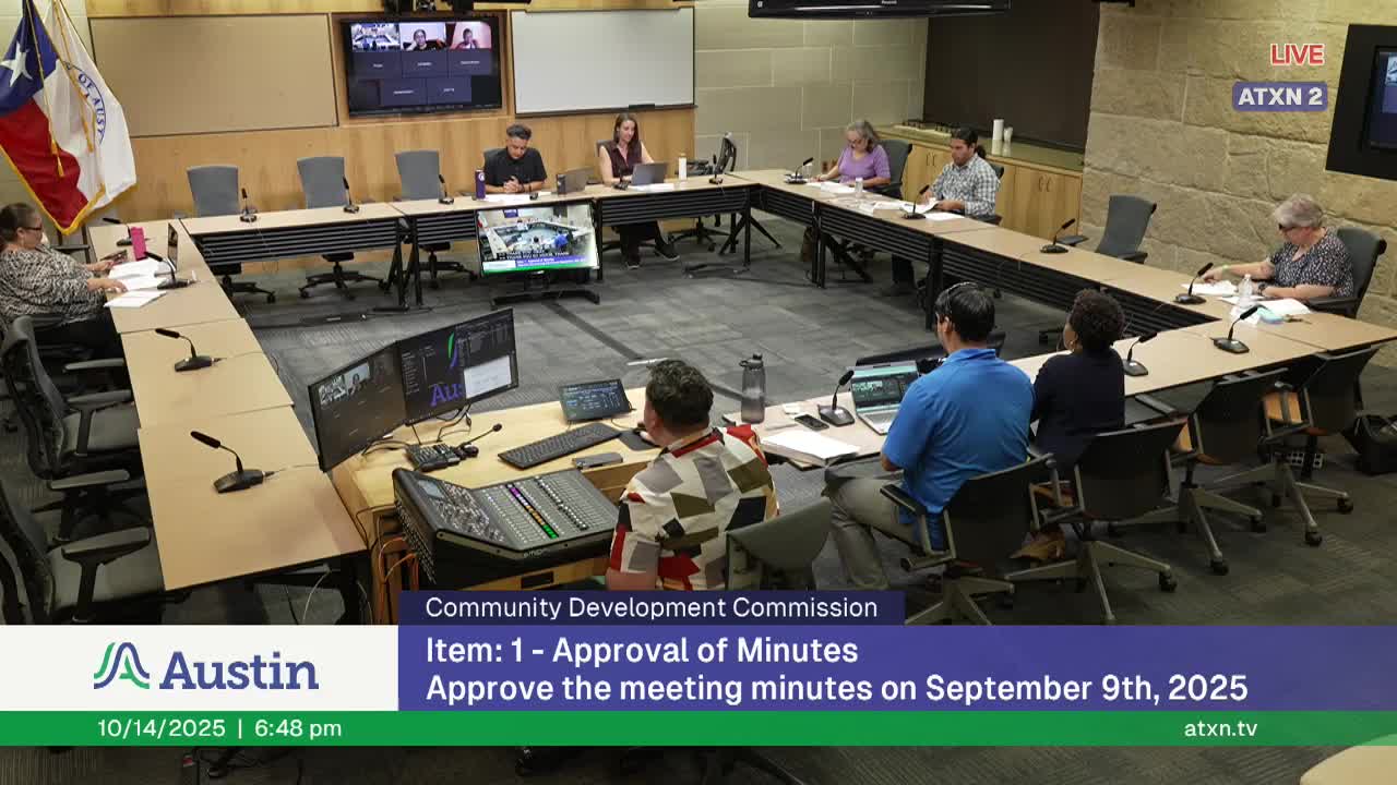Austin Public Health reports CSBG activity: rental aid, food distributions and TDHCA monitoring results