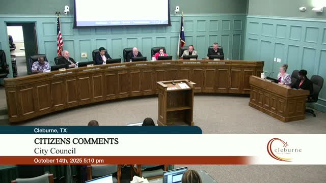 Cleburne council approves consent agenda, extends police recruitment incentive, accepts water easement and renews pavement contract