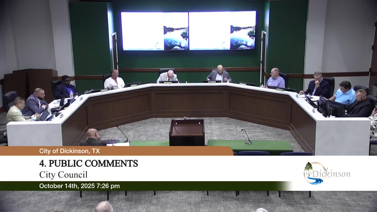 Votes at a glance: Dickinson City Council actions Oct. 16, 2025