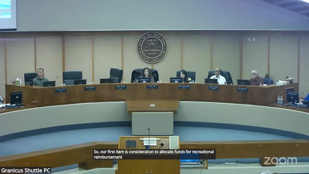 Baldwin Park committee approves $40,000 recreation reimbursement program for youth
