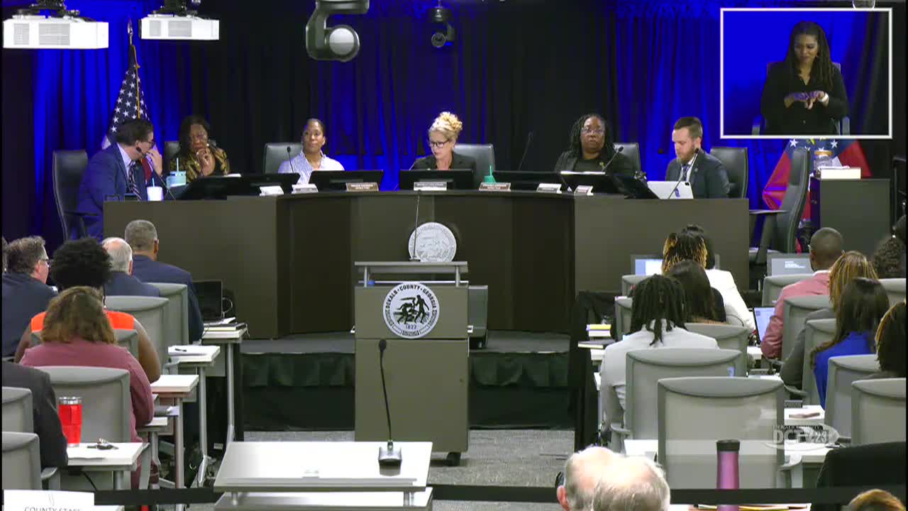 DeKalb commissioners declare October Domestic Violence Awareness Month; Women's Resource Center to mark 30th vigil
