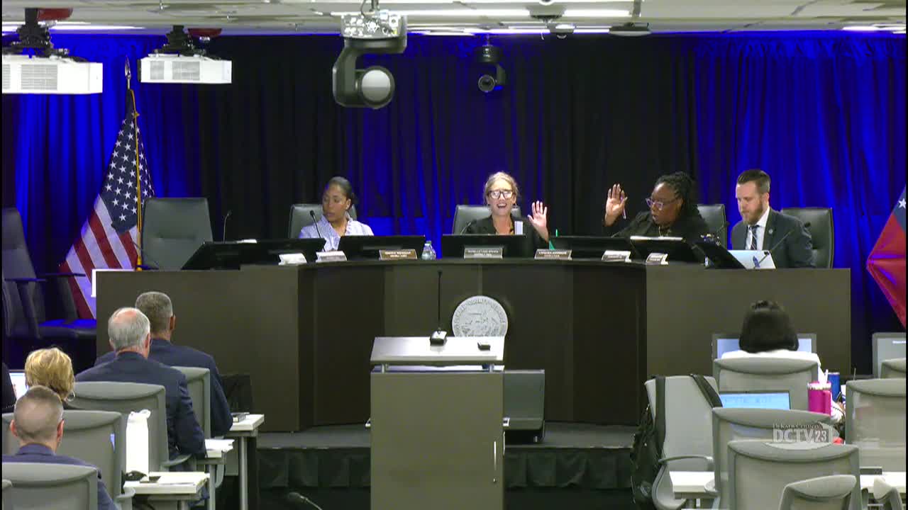 FAB defers vote on three‑year Leadership Dekalb agreement, requests substitute and law review