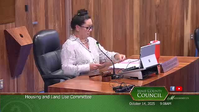 Maui committee receives Bill 9 TIG report; public raises housing, shoreline and economic concerns