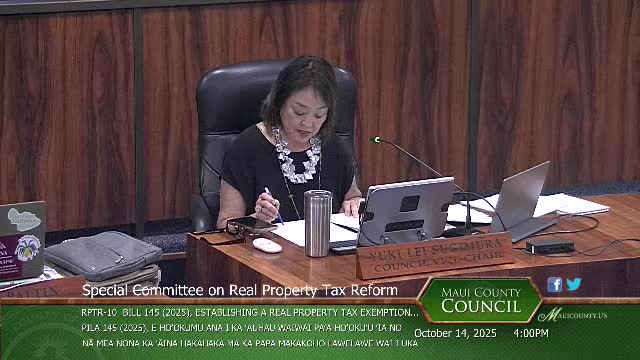 Proposal to exempt upcountry parcels on water‑meter queue draws finance caution; committee defers