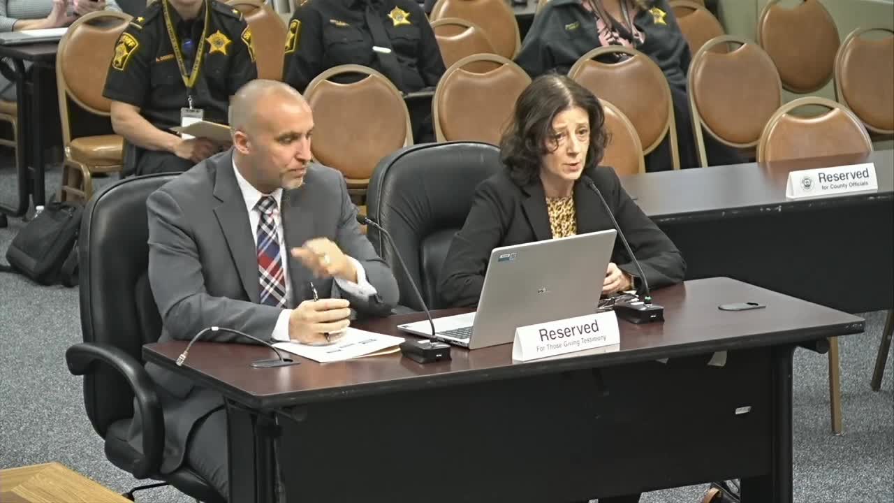 Sheriff warns 2026 recommended structure shifts resources; requests more correctional staff and funding for contracts and camera replacements