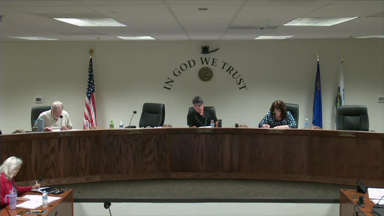 Nye County Water District tables proposed code changes that would impose water‑right relinquishments on new subdivisions