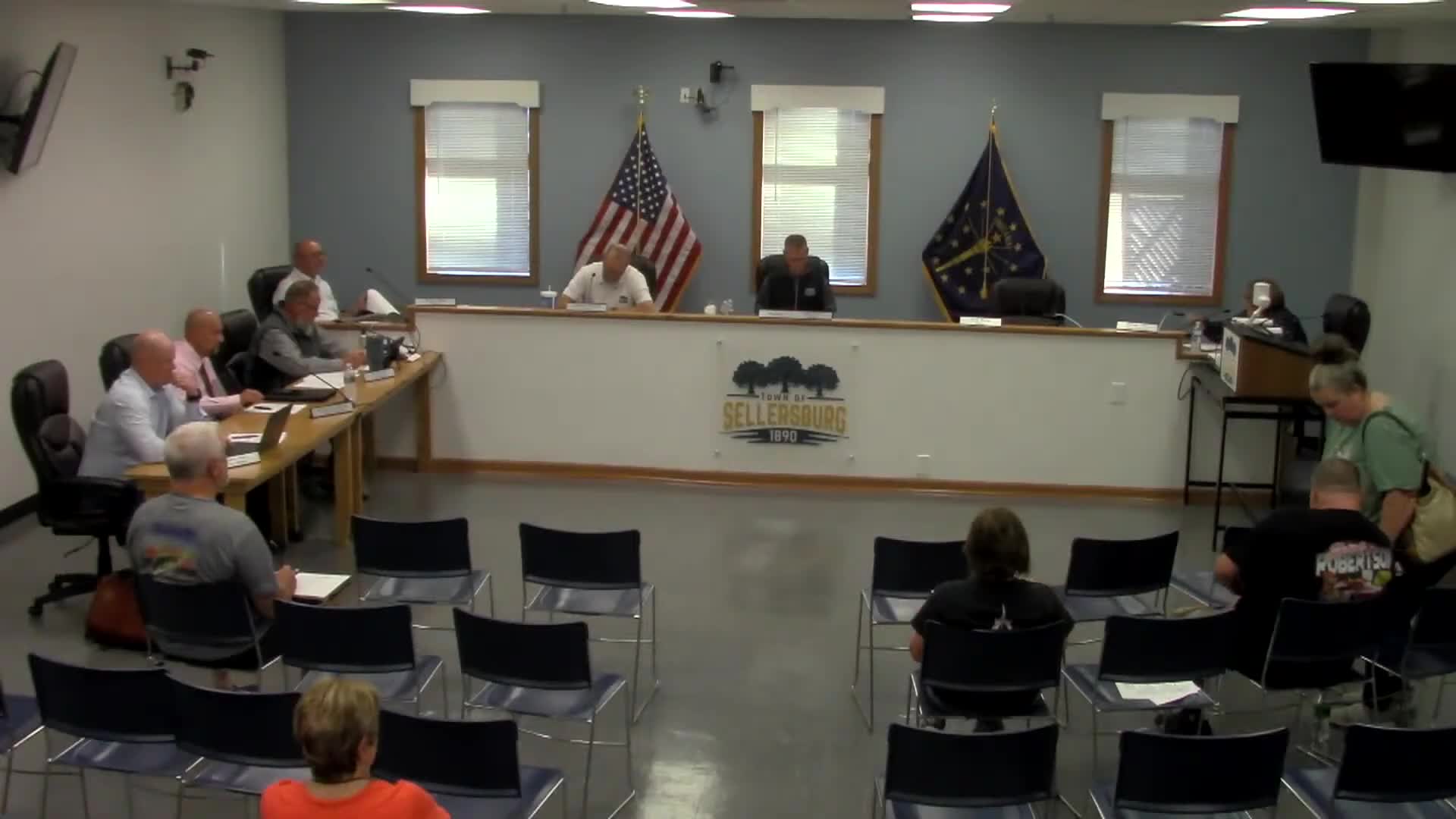 Sellersburg hears public comment on 2026 budget; town�tax rate submitted to DLGF is slightly lower than 2025