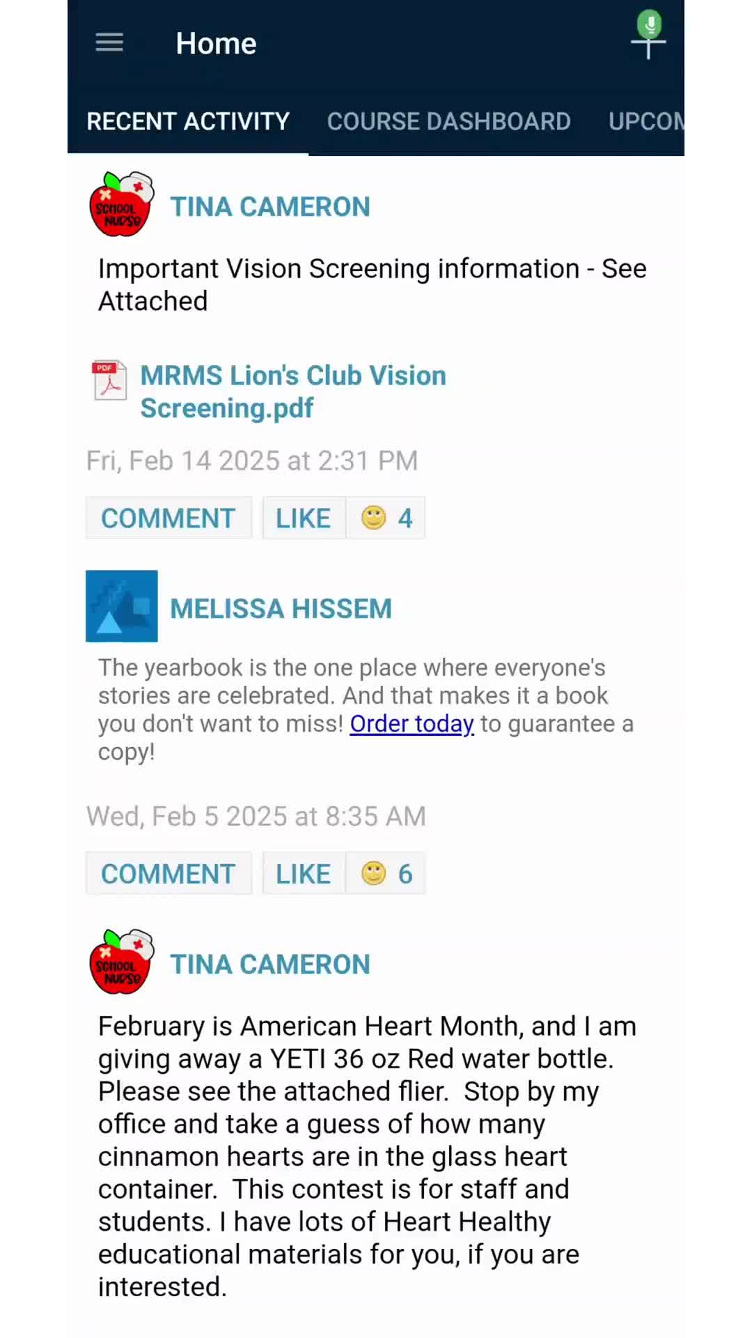 Berkeley County Schools staff demonstrates Schoology parent notification settings