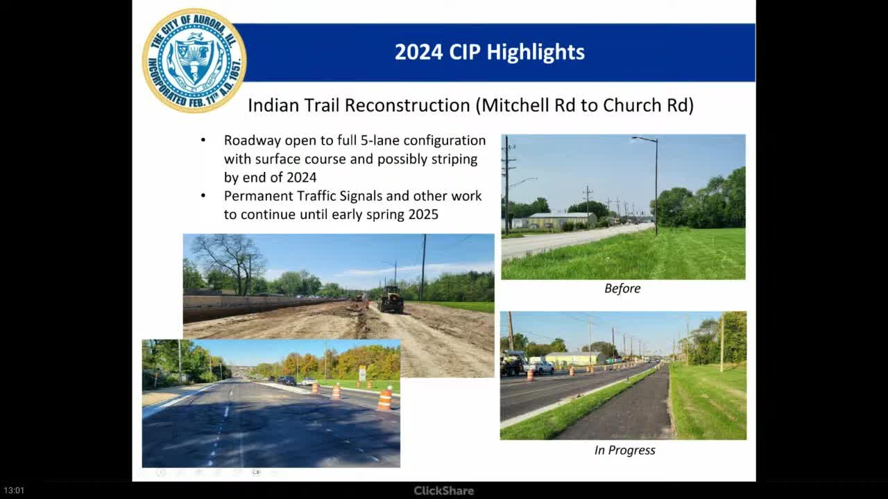 Aurora highlights Indian Trail rebuild, resurfacing programs and Broadway streetscape grant