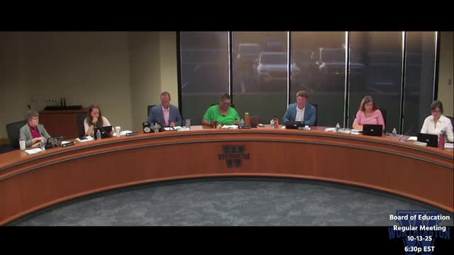 Worthington board adopts revised financial forecast; treasurer outlines 7‑column, 3‑year model and risks