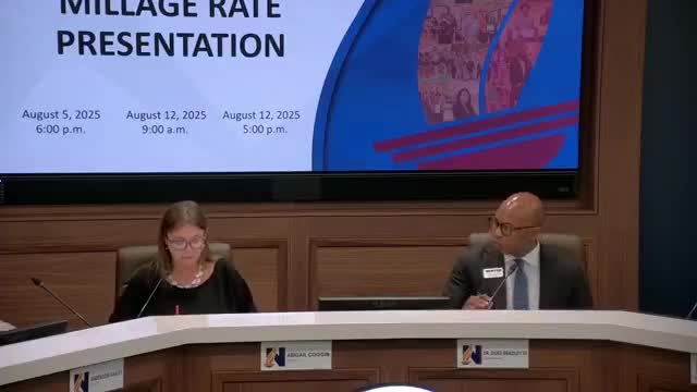 Newton County Schools hearing considers FY26 millage options; superintendent recommends 15.75 mills