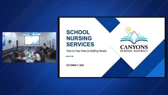 Canyons school nurses report rising chronic-care caseload, request three additional nurses