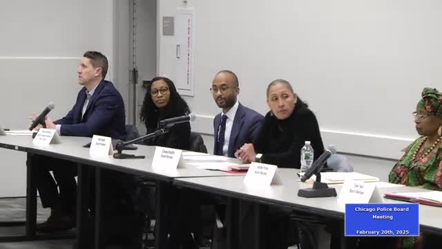 Residents urge more patrols and accountability at Chicago Police Board meeting; COPA reports 369 complaints for January