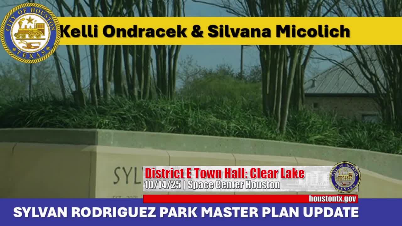 Houston Parks begins planning for Sylvan Rodriguez community and nature center; design work to run through 2026