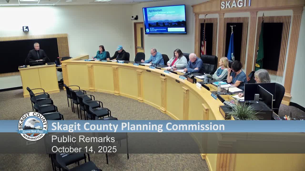Skagit planning commission hears wide-ranging public comment on proposed agritourism code amendments
