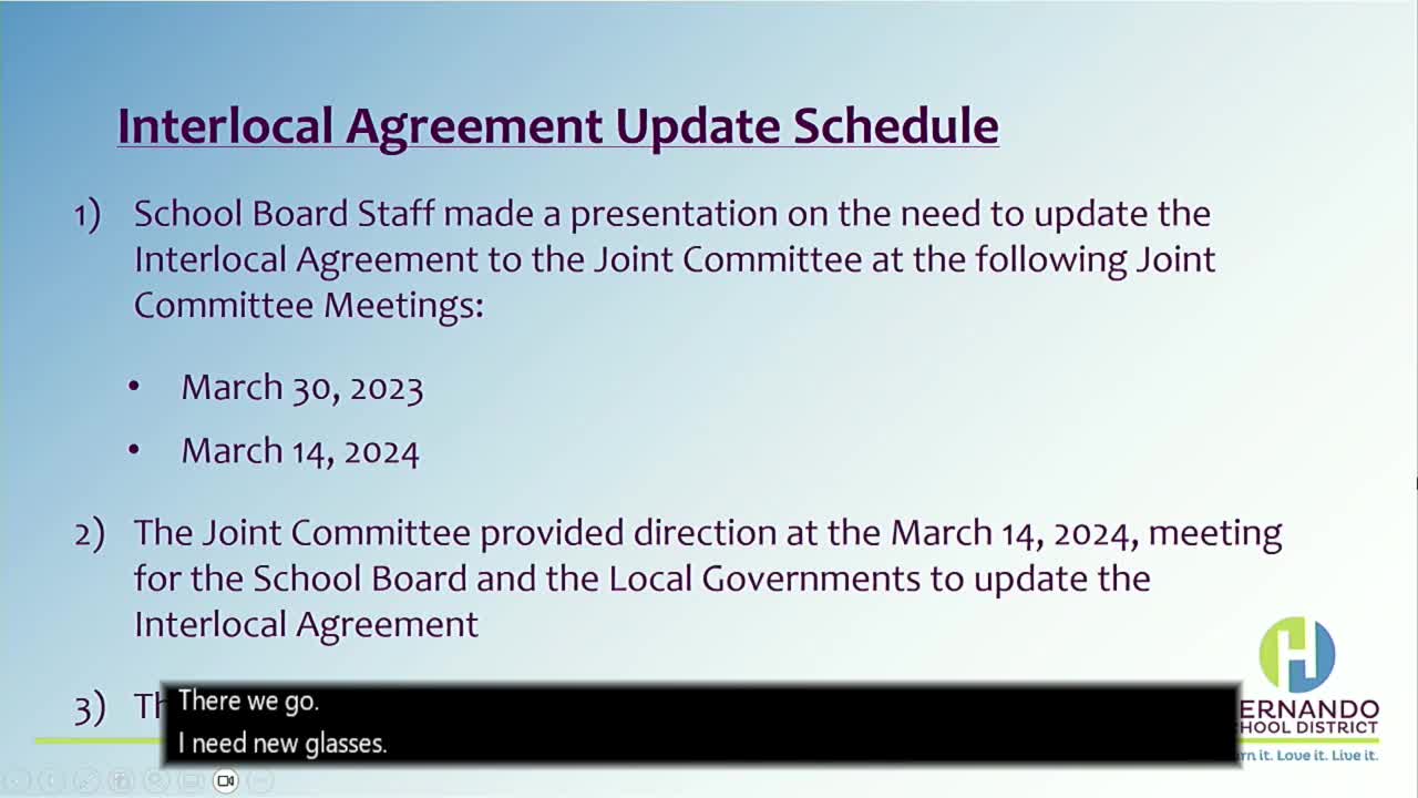 County, cities and school board outline updated interlocal agreement for school planning, concurrency and impact fees