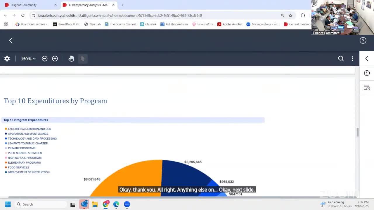 Unaudited results show Beaufort County schools projecting $7M addition to fund balance, reaching 21% reserve