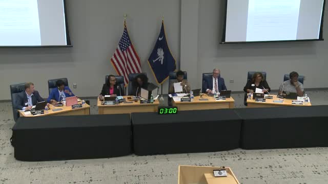 Richland 2 board records multiple unanimous votes: student appeals, admissions, contracts, superintendent annuity increase and calendar revision
