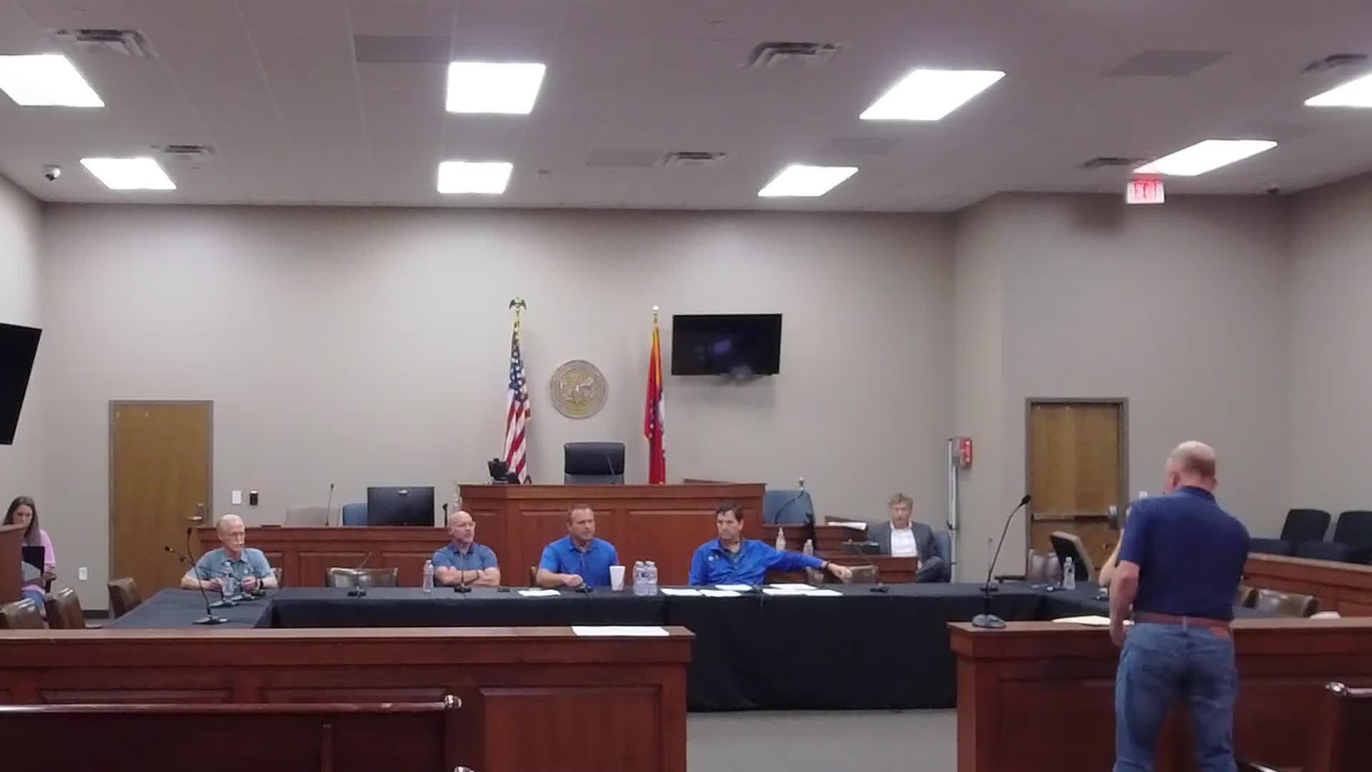 Faulkner County judge's office reports road shop reconstruction underway; bids opened, move-in targeted for 2027