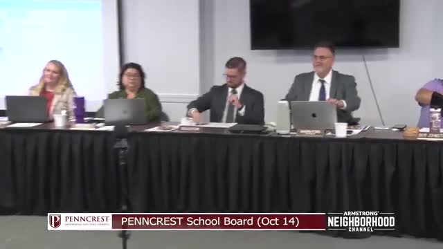 Penncrest board hears students and teachers on phone, YouTube and book-bag rules; administration to bring book‑bag recommendation to October vote